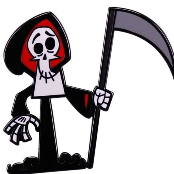 Cartoon Network The Grim Adventures of Billy and Mandy Grim Enamel Pin - Picture 2 of 4